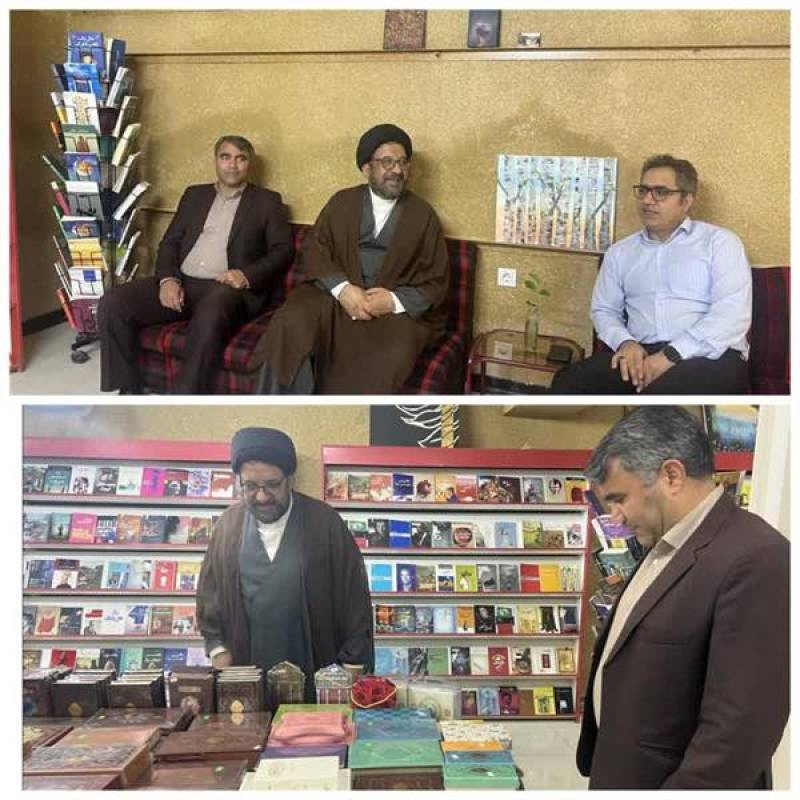 بازدید مدیرکل فرهنگ و ارشاد اسلامی جنوب کرمان از شهر کتاب جیرفت